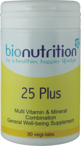 Bio Nutrition : General Wellbeing : 25 Plus
