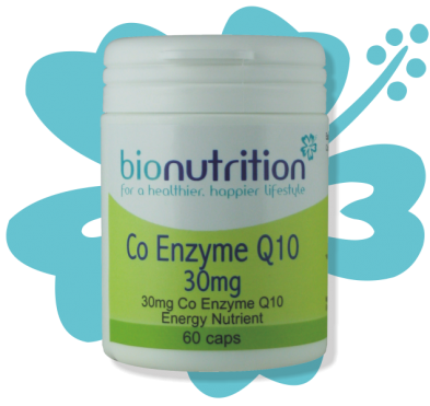 Bio Nutrition : Antioxidant & Immune Boost : Co Enzyme Q10 30mg (capsules)