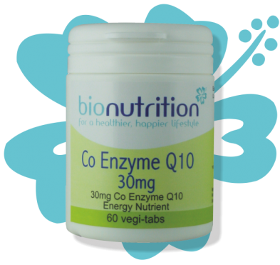 Bio Nutrition : Antioxidant & Immune Boost : Co Enzyme Q10 30mg (tablets)