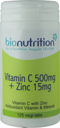 Vitamin C 500mg + Zinc 15mg - this is the alt text