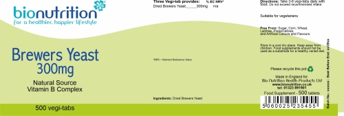Brewers Yeast 300mg