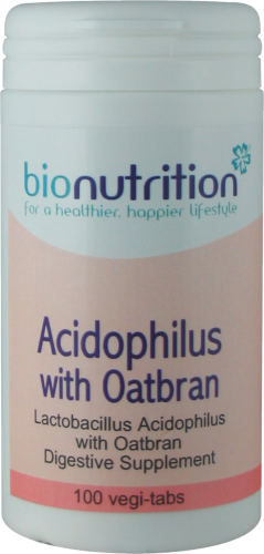 Bio Nutrition : Digestive Health : Acidophilus with Oatbran